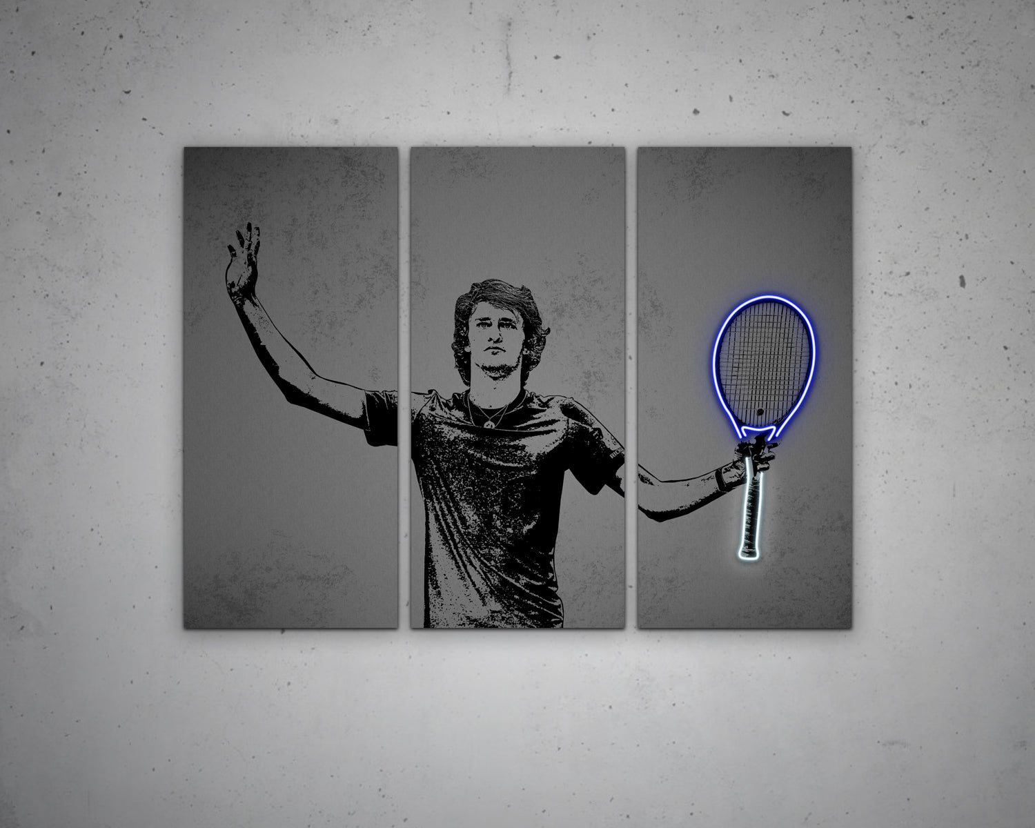 Alexander Zverev Canvas Wall Art
