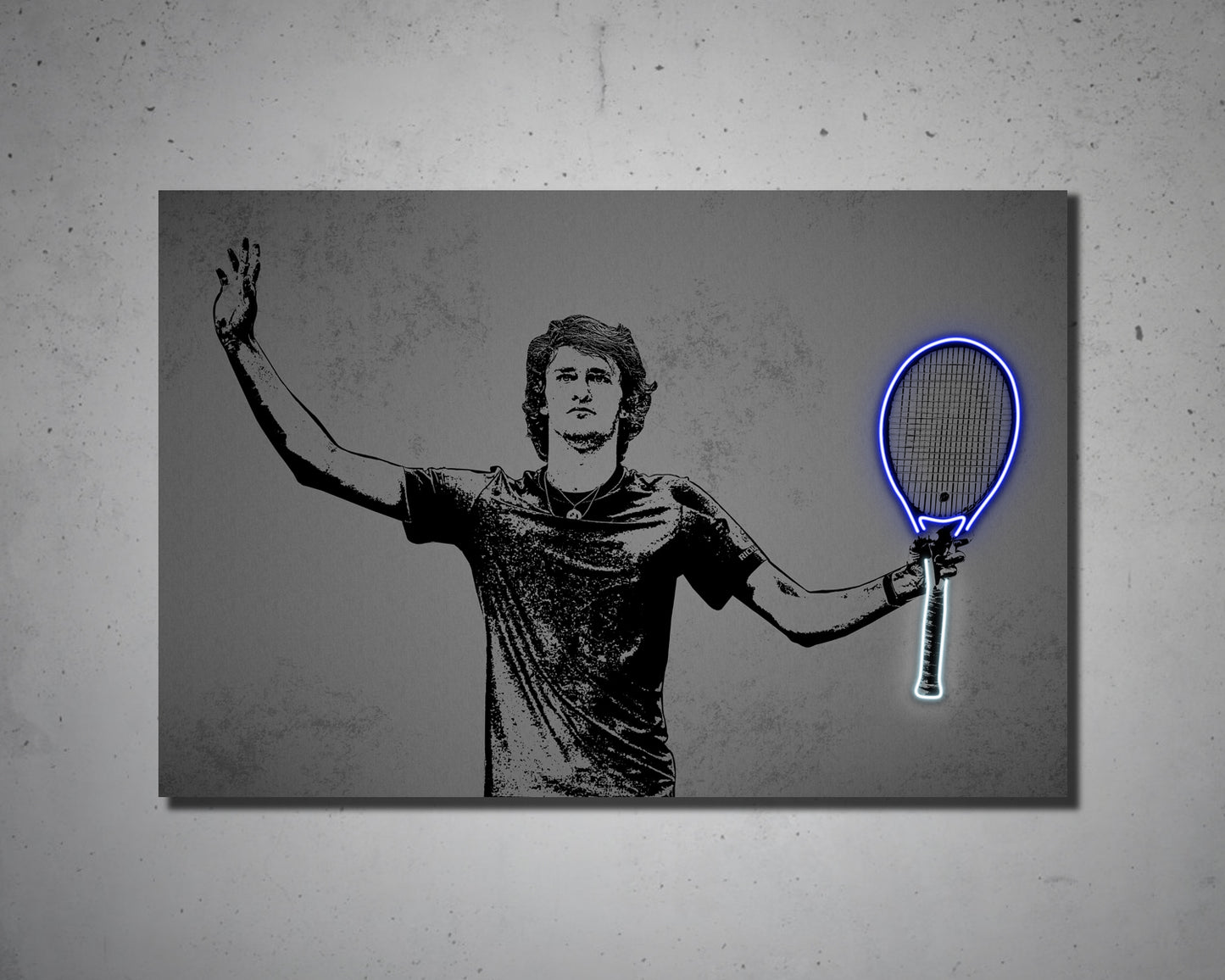 Alexander Zverev Canvas Wall Art