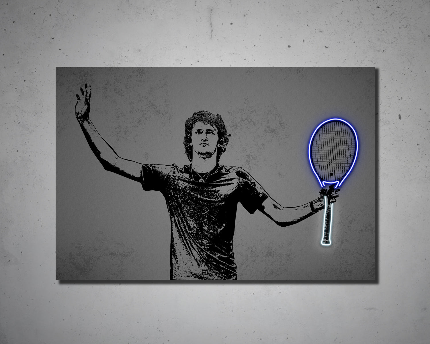 Alexander Zverev Canvas Wall Art