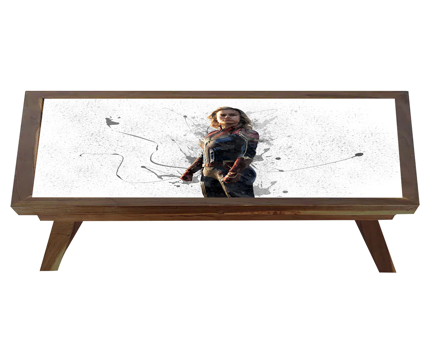 Captain Marvel Splash Effect Coffee and Laptop Table