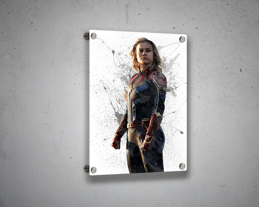 Captain Marvel Canvas Wall Art