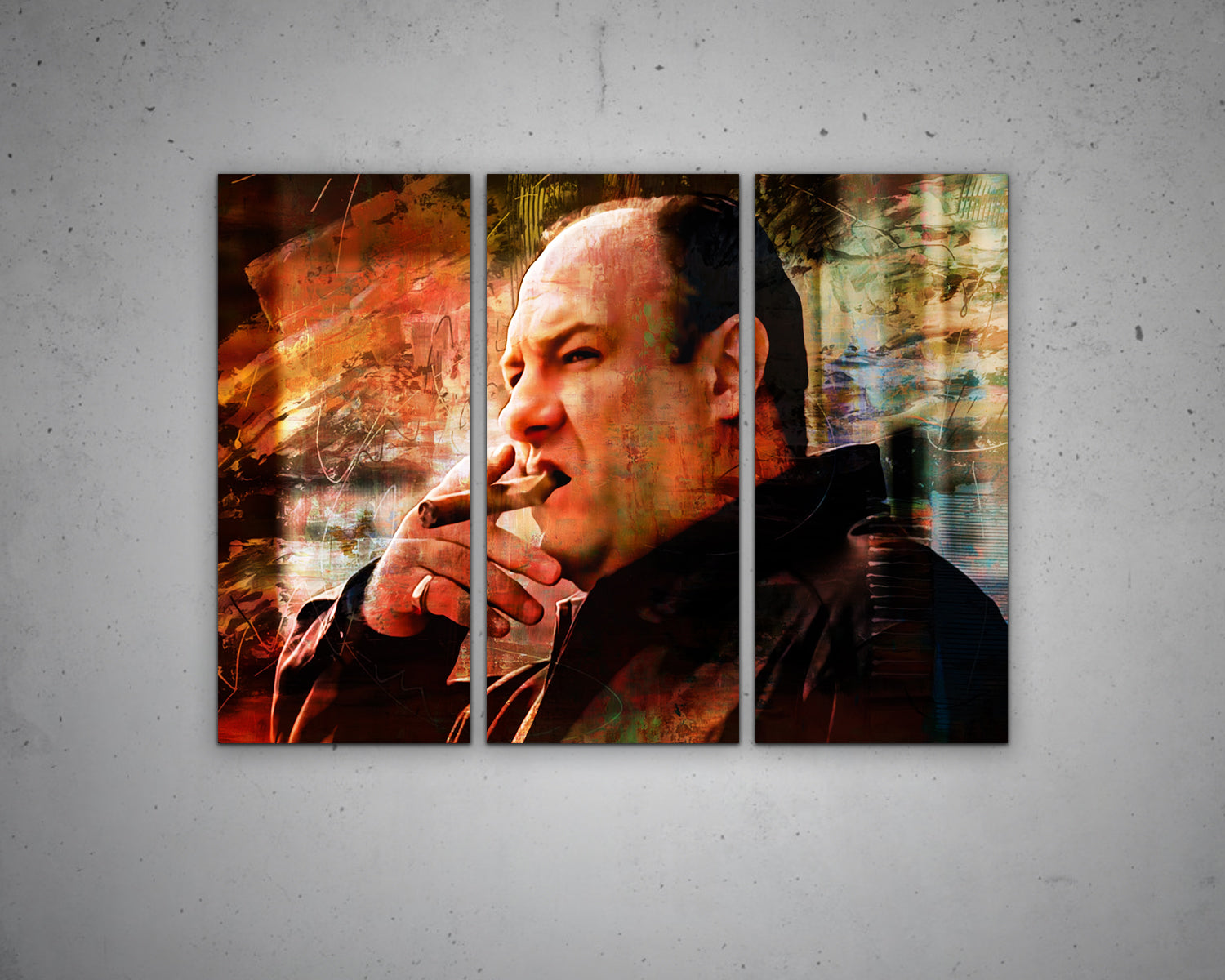 Tony Soprano Multicolour Wall Art