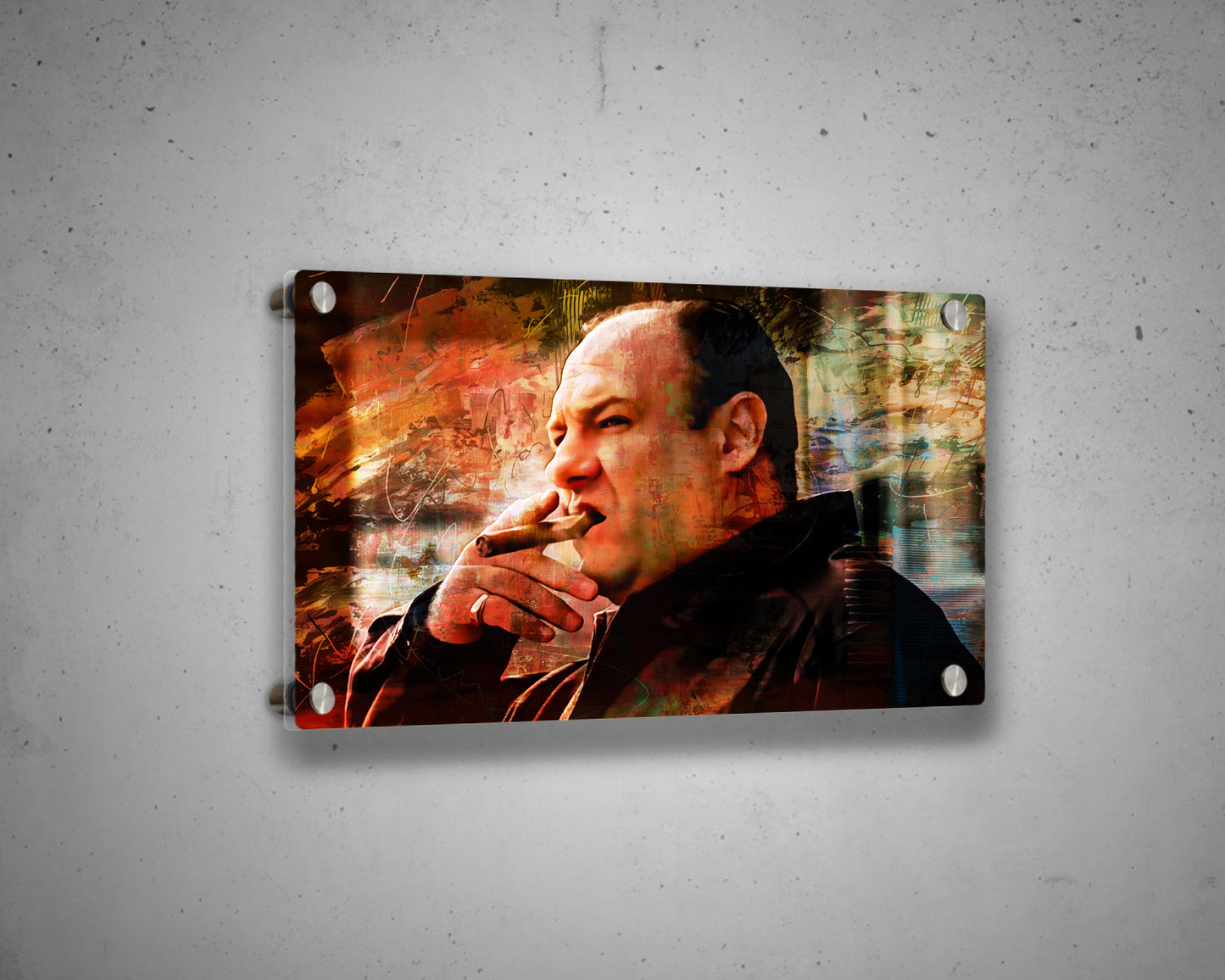 Tony Soprano Multicolour Wall Art