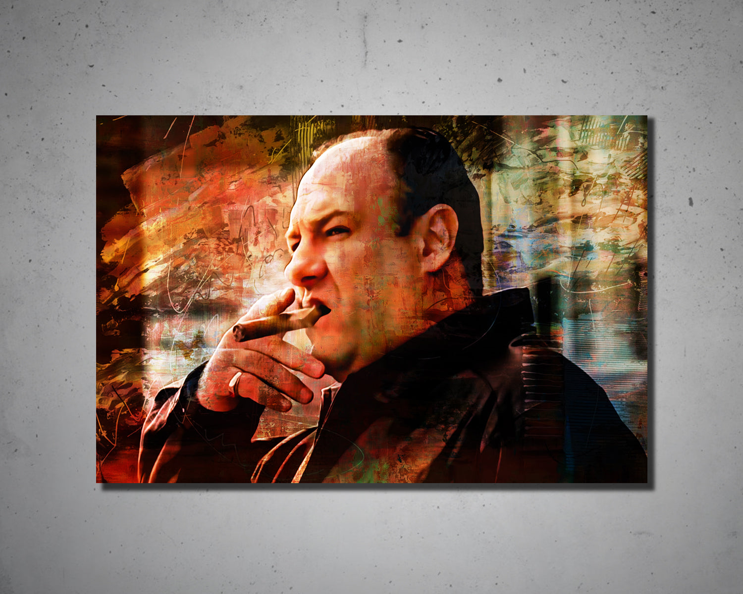 Tony Soprano Multicolour Wall Art