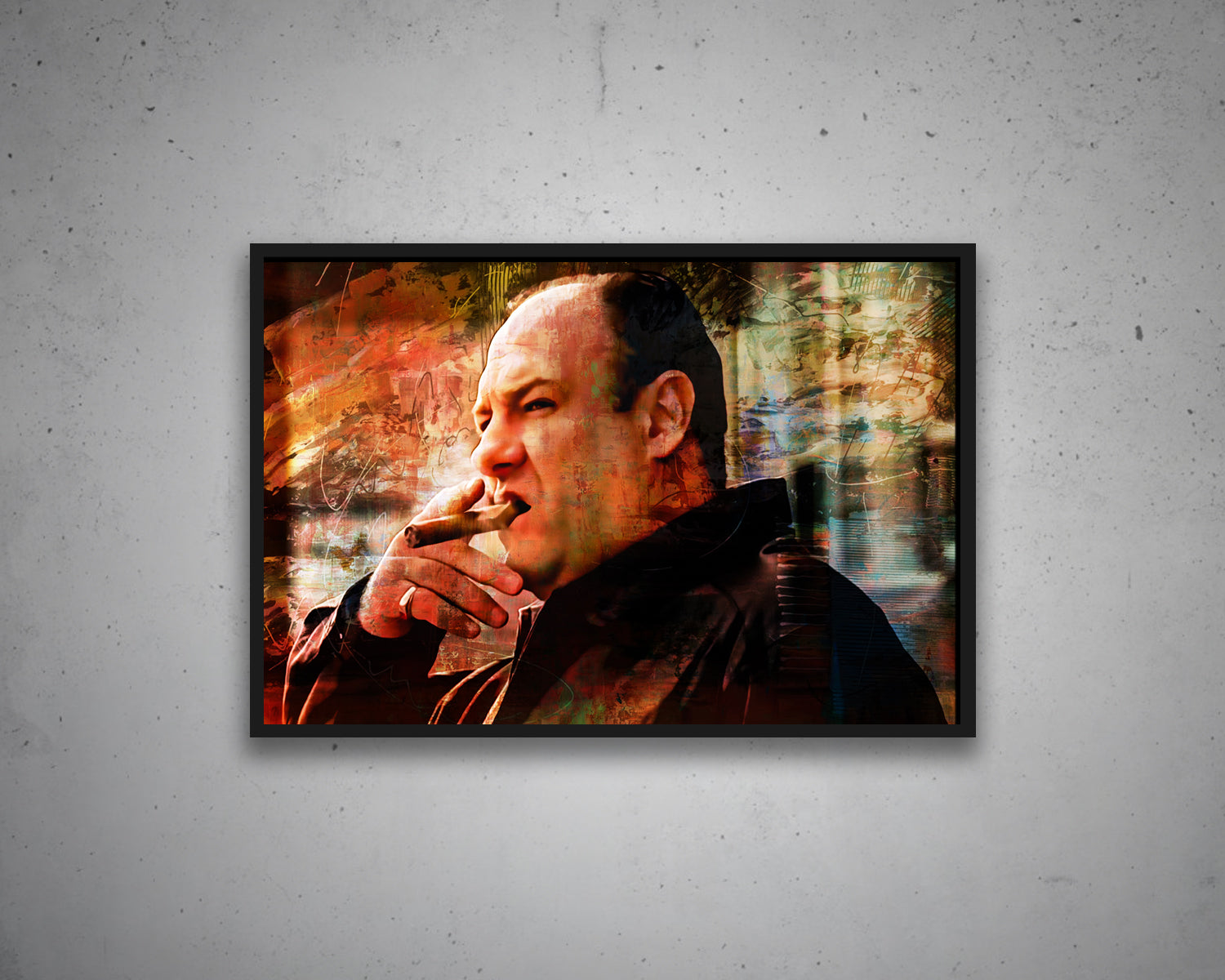 Tony Soprano Multicolour Wall Art