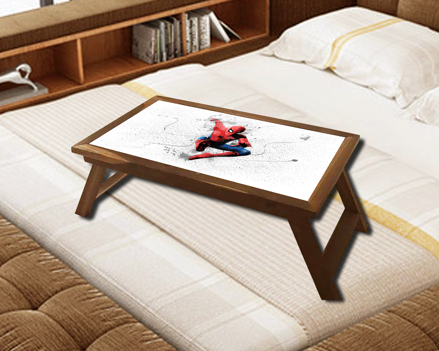 Spider Man Splash Effect Coffee and Laptop Table