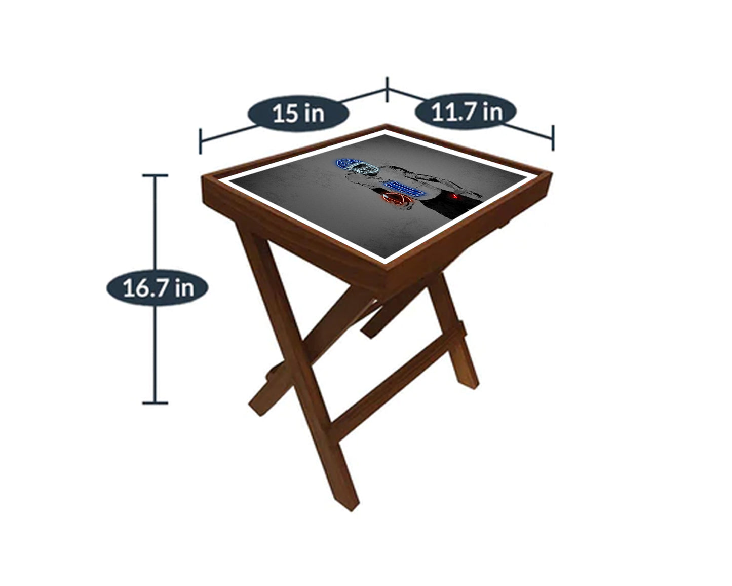 A. J. Brown Neon Effect Coffee and Laptop Table