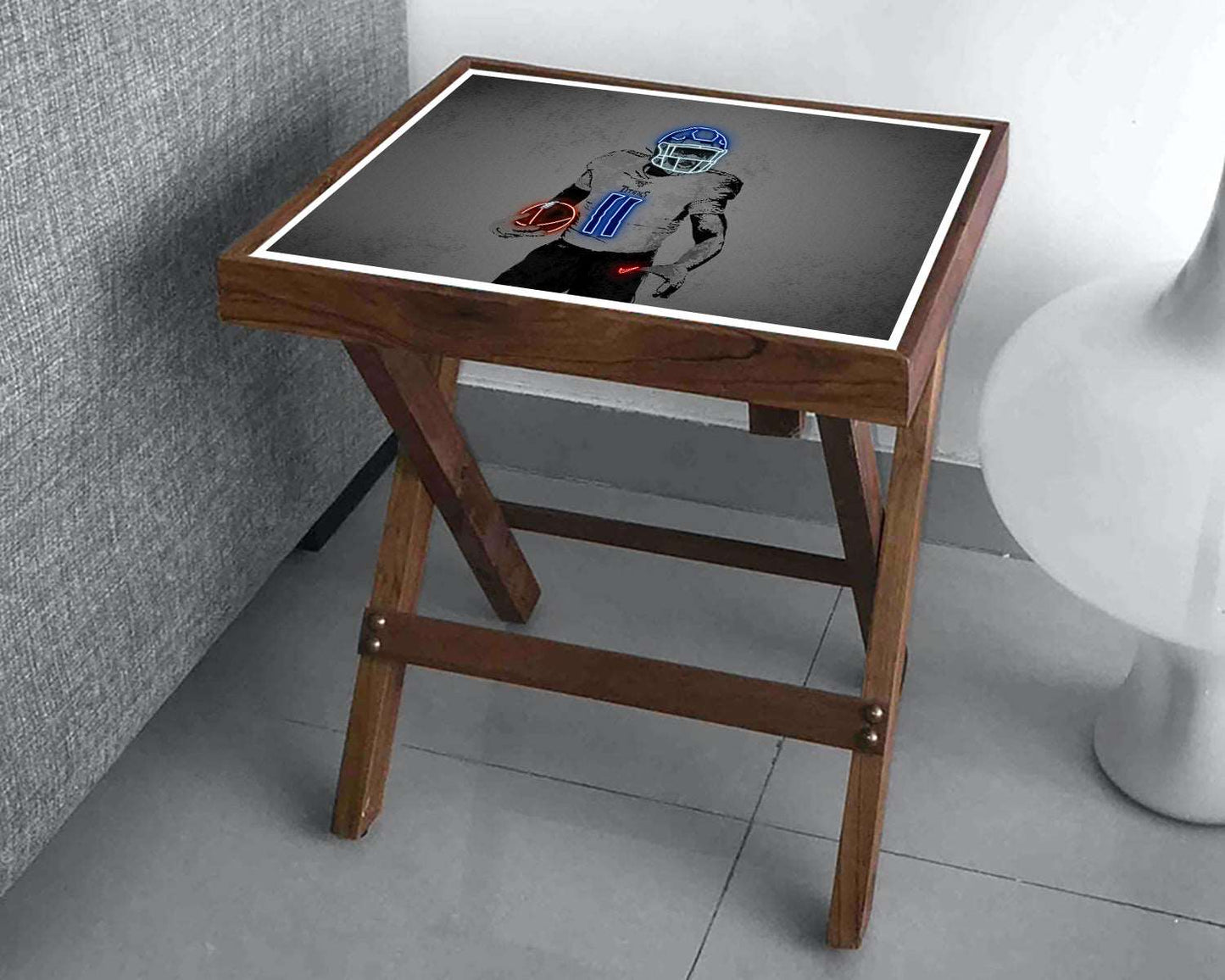 A. J. Brown Neon Effect Coffee and Laptop Table