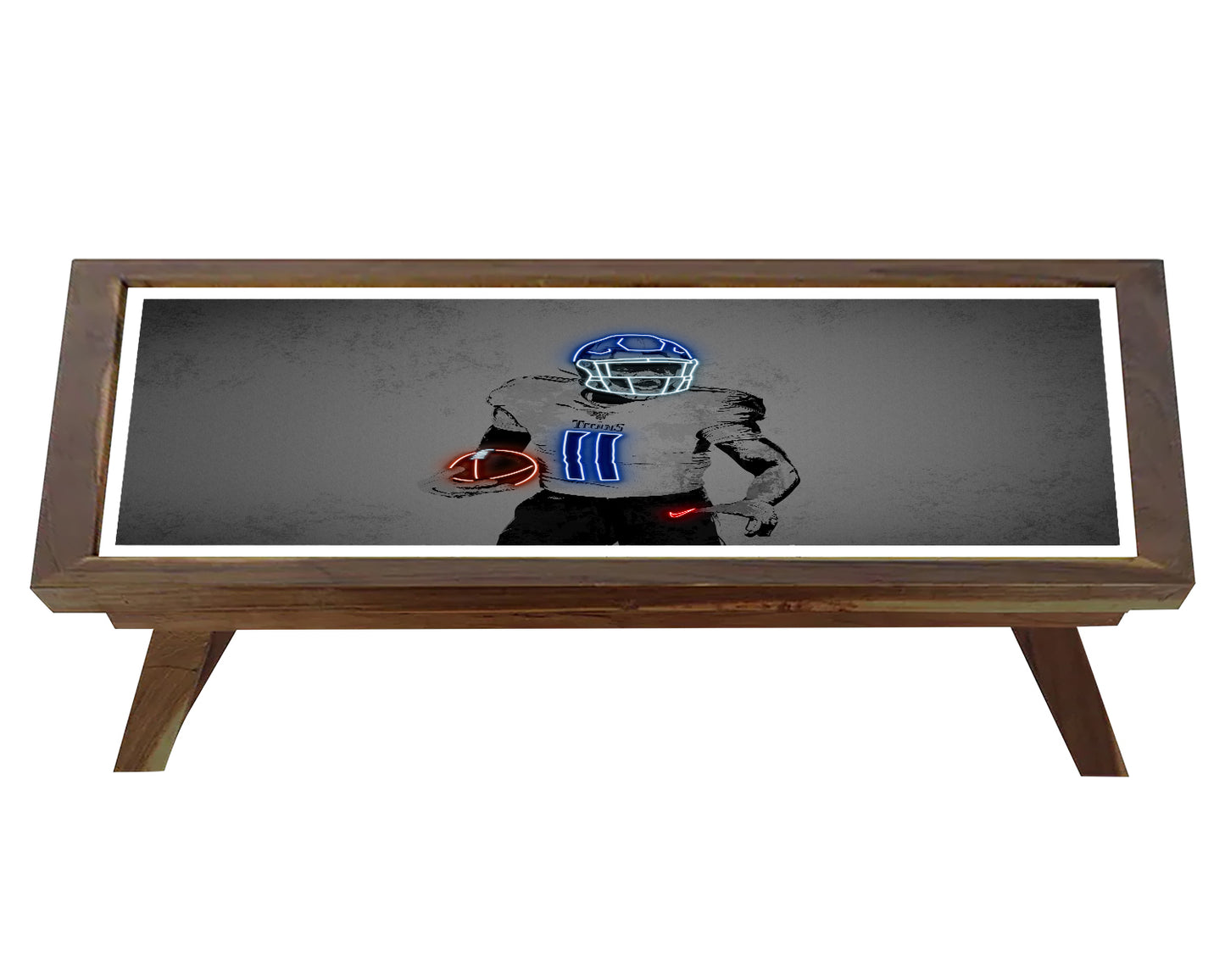 A. J. Brown Neon Effect Coffee and Laptop Table