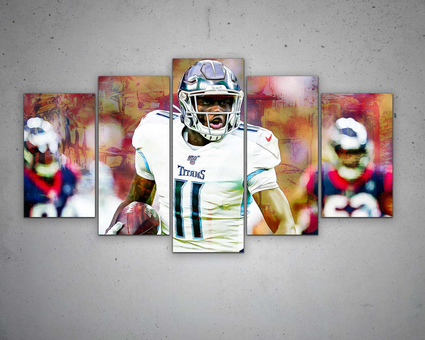 A. J. Brown Multicolour Wall Art