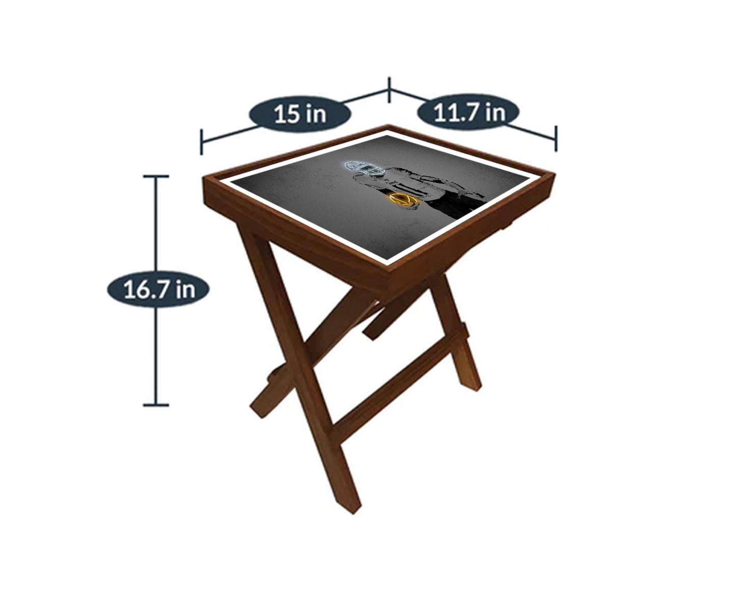 A. J. Brown Neon Effect Coffee and Laptop Table