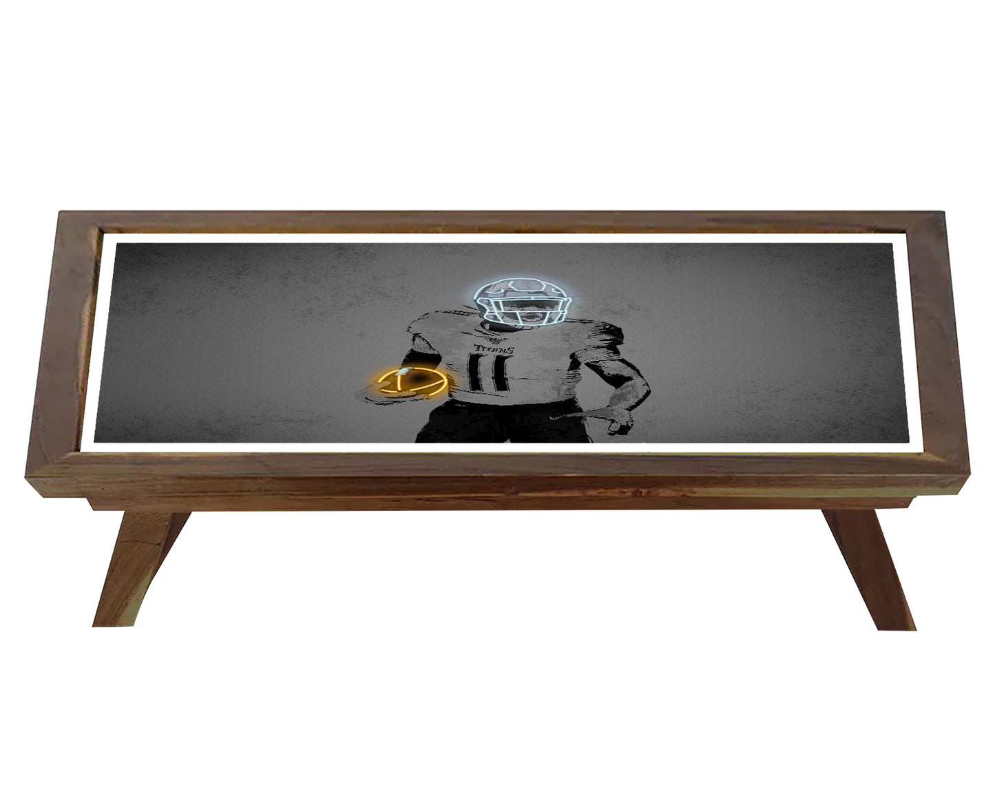 A. J. Brown Neon Effect Coffee and Laptop Table