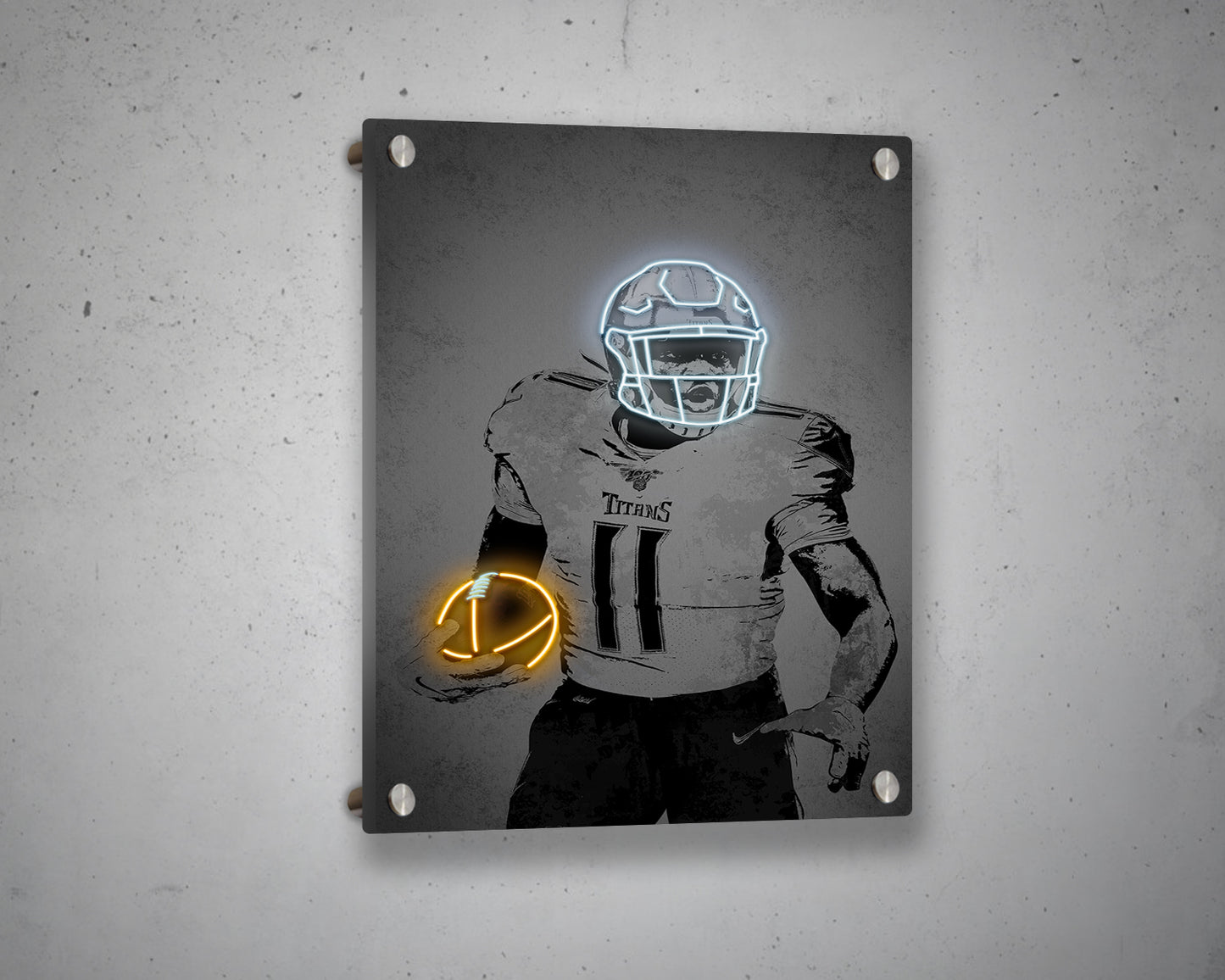 A. J. Brown Canvas Wall Art