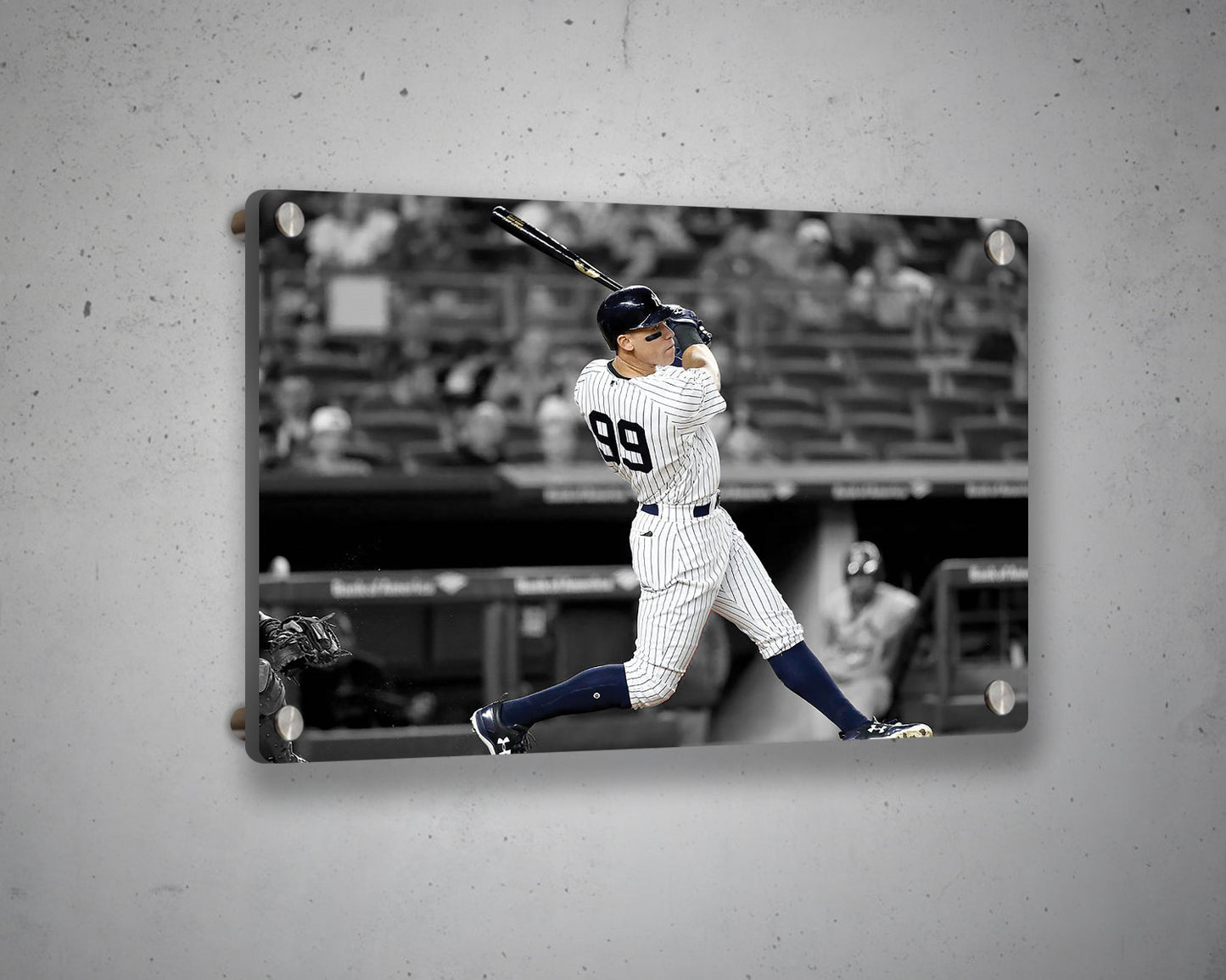 Aaron Judge Black & White Canvas Art