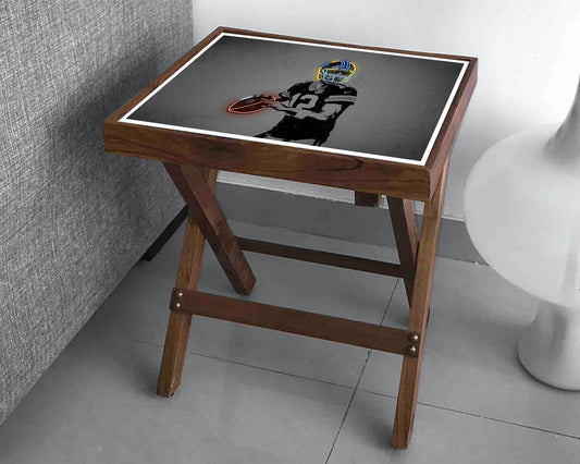 Aaron Rodgers Neon Effect Coffee and Laptop Table