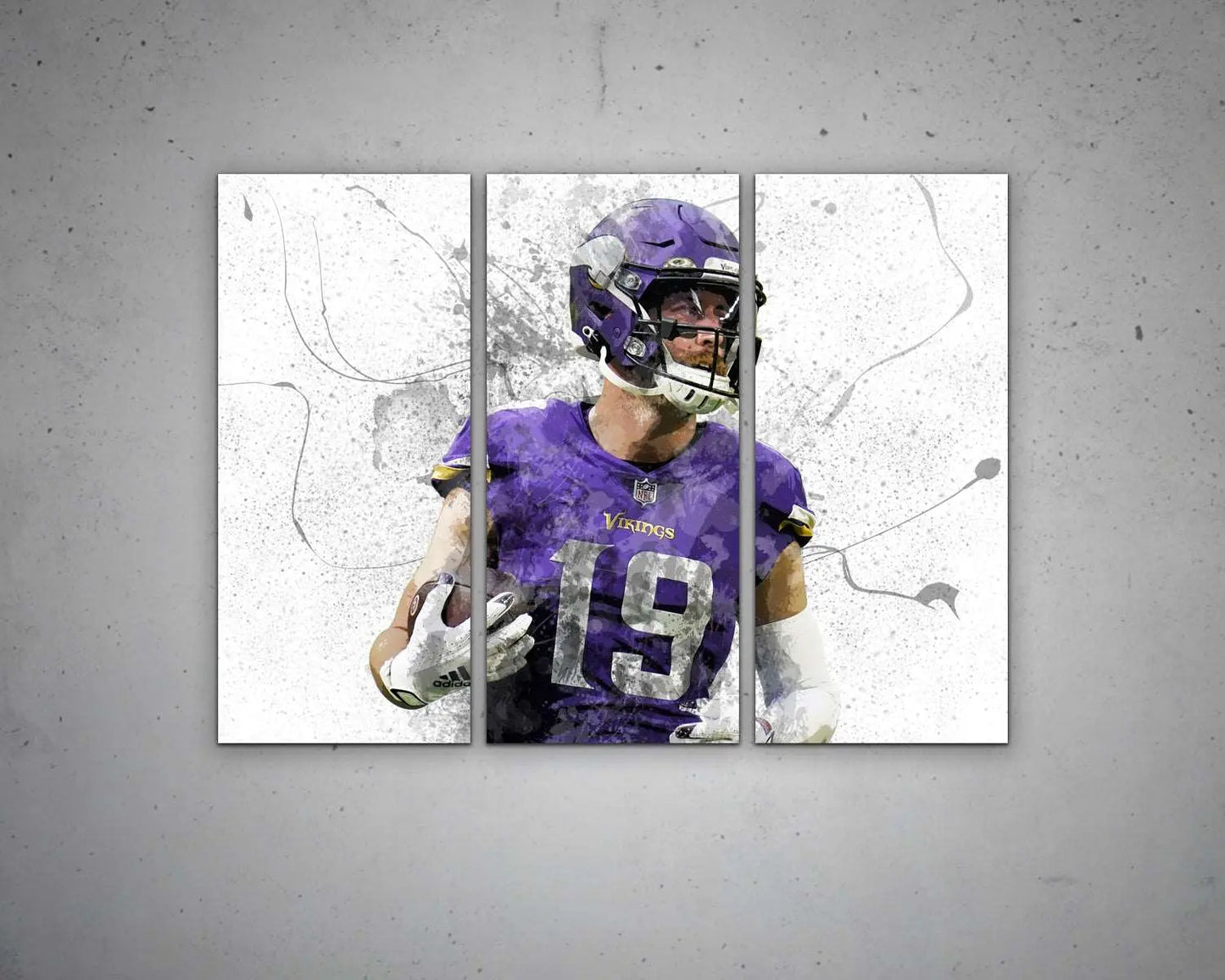 Adam Thielen Canvas Wall Art