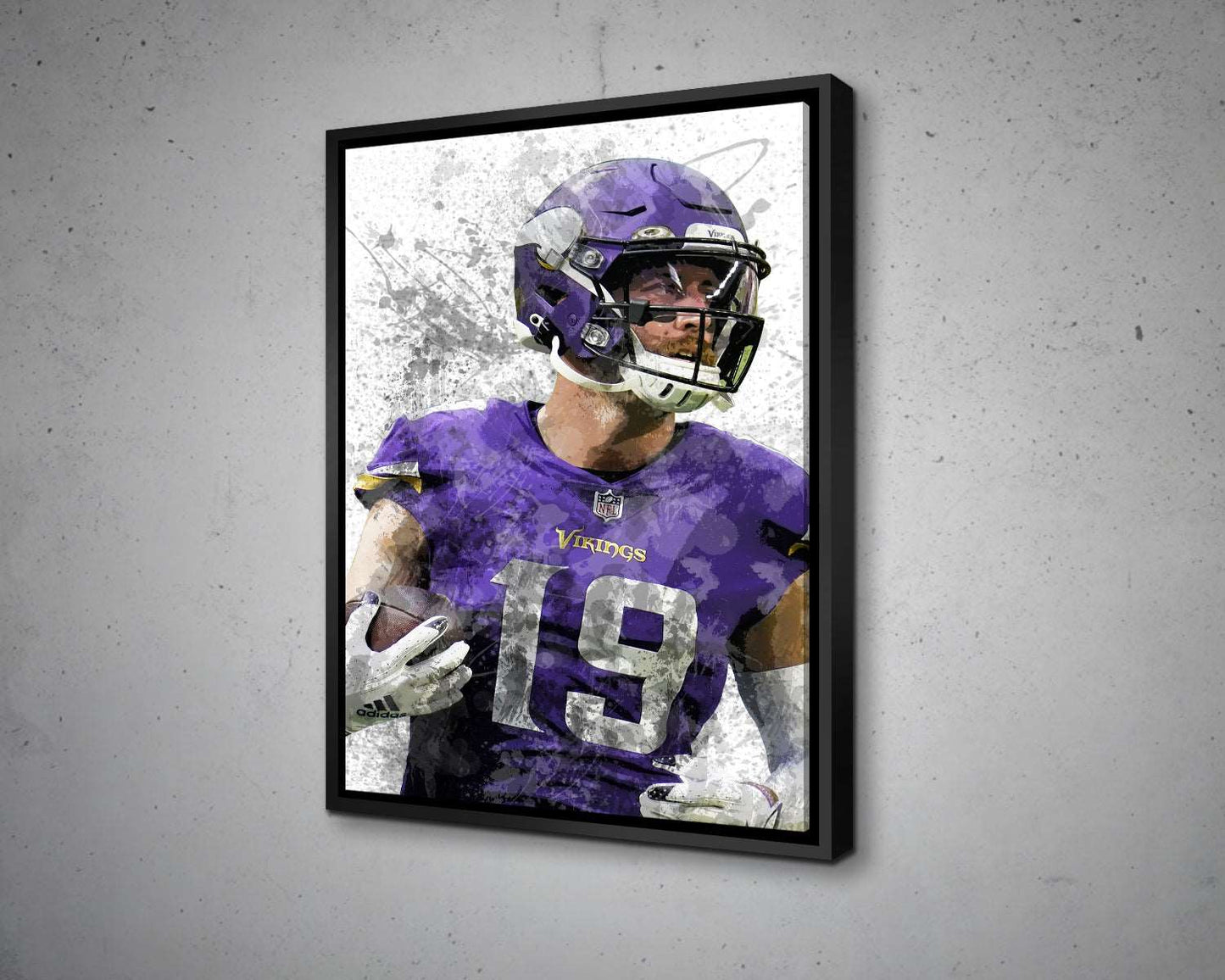 Adam Thielen Canvas Wall Art