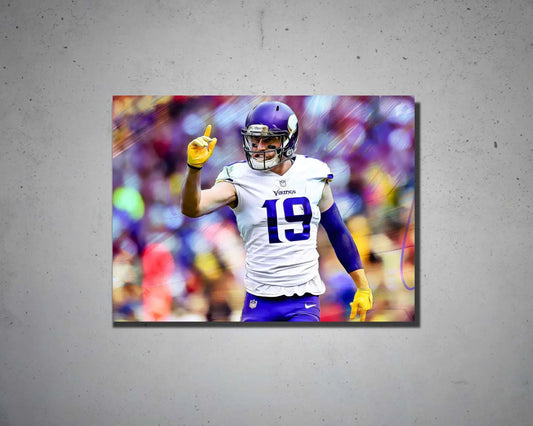 Adam Thielen Multicolour Wall Art