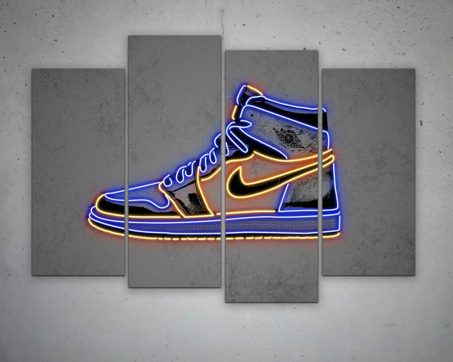 Air Jordan Sneakars Canvas Wall Art