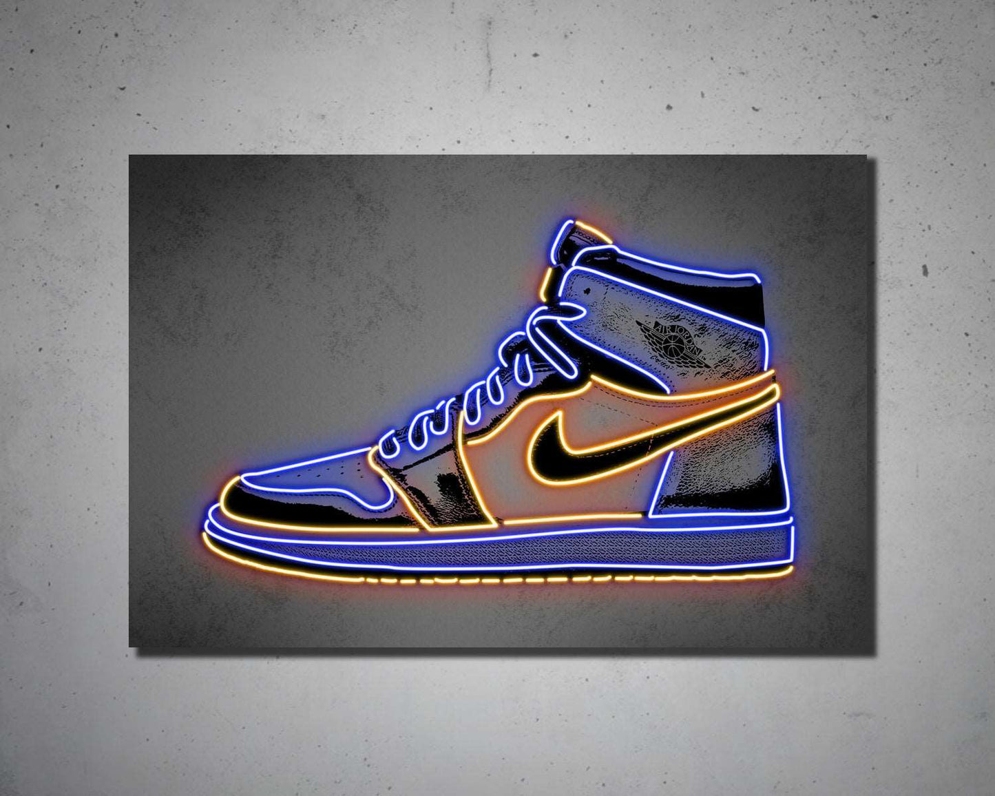 Air Jordan Sneakars Canvas Wall Art