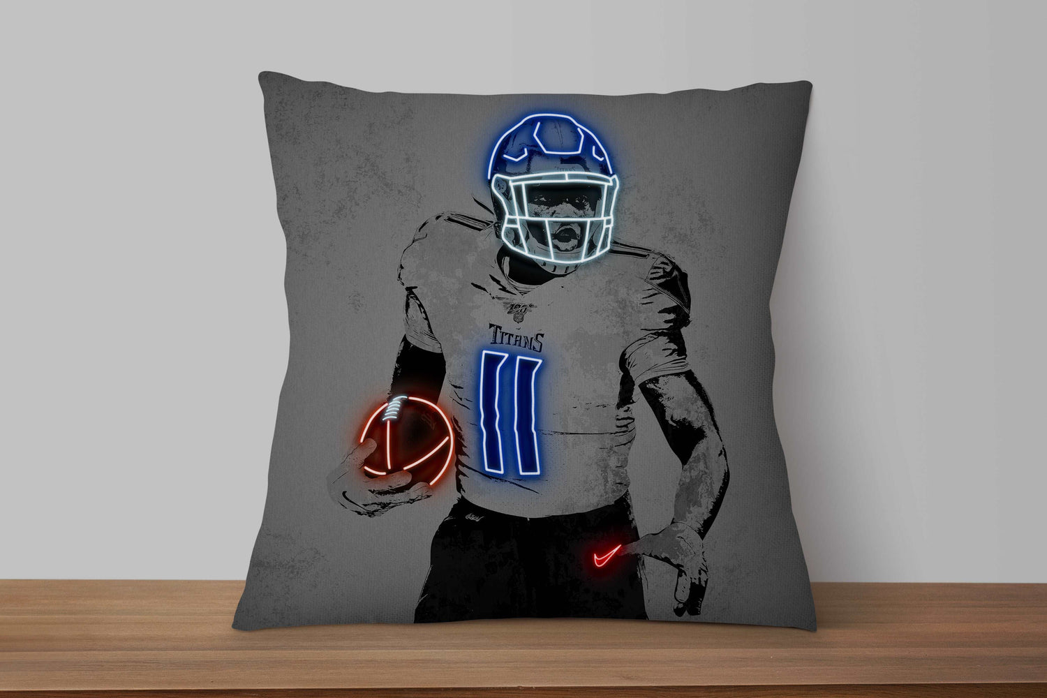 A. J. Brown Neon Effect Pillow