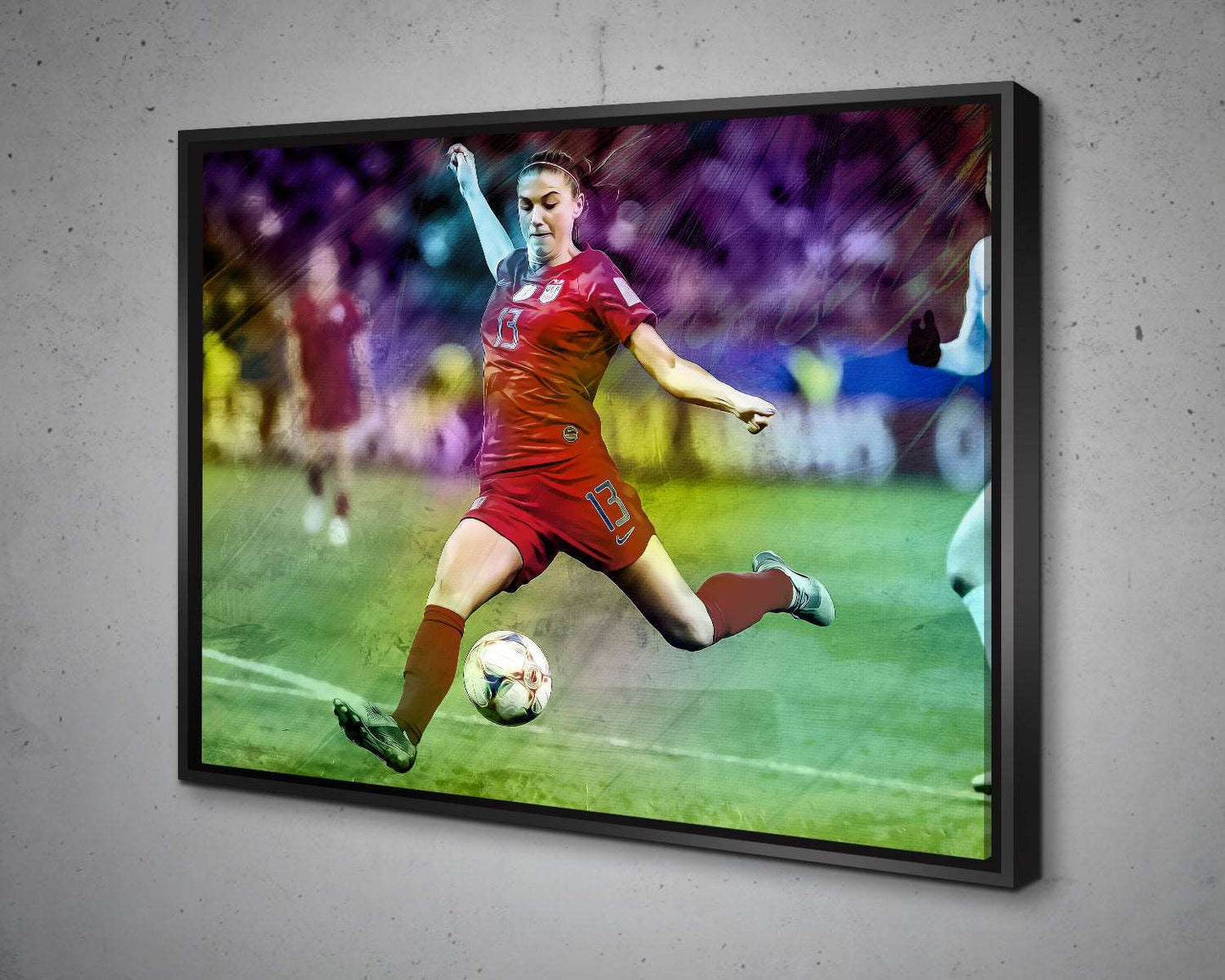 Alex Morgan Multicolour Wall Art