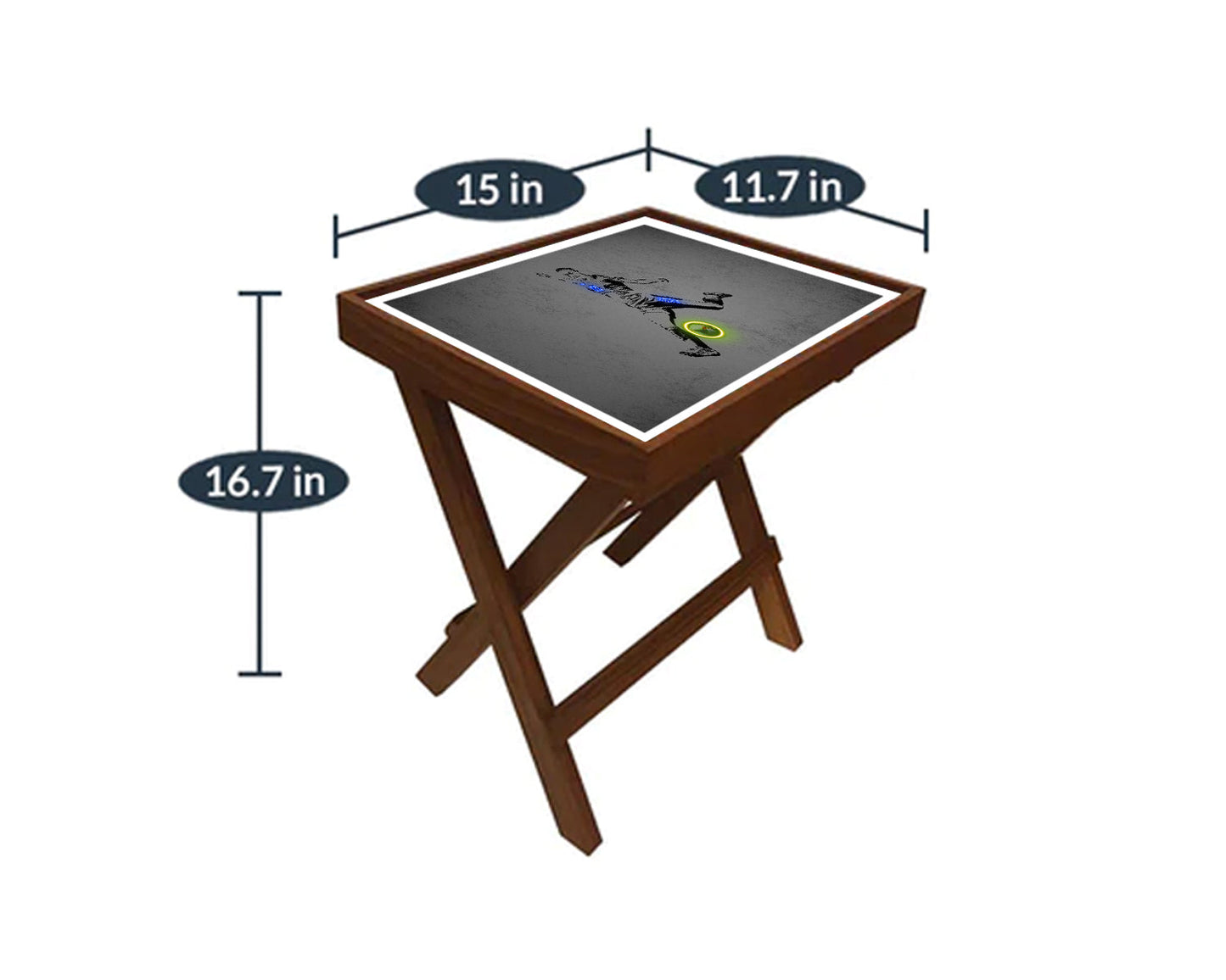 Alex Morgan Neon Effect Coffee and Laptop Table