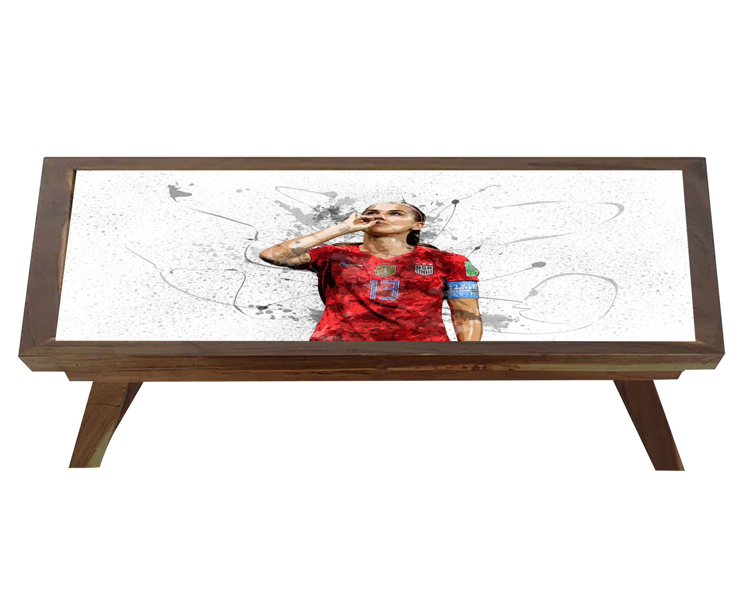 Alex Morgan Splash Effect Coffee and Laptop Table