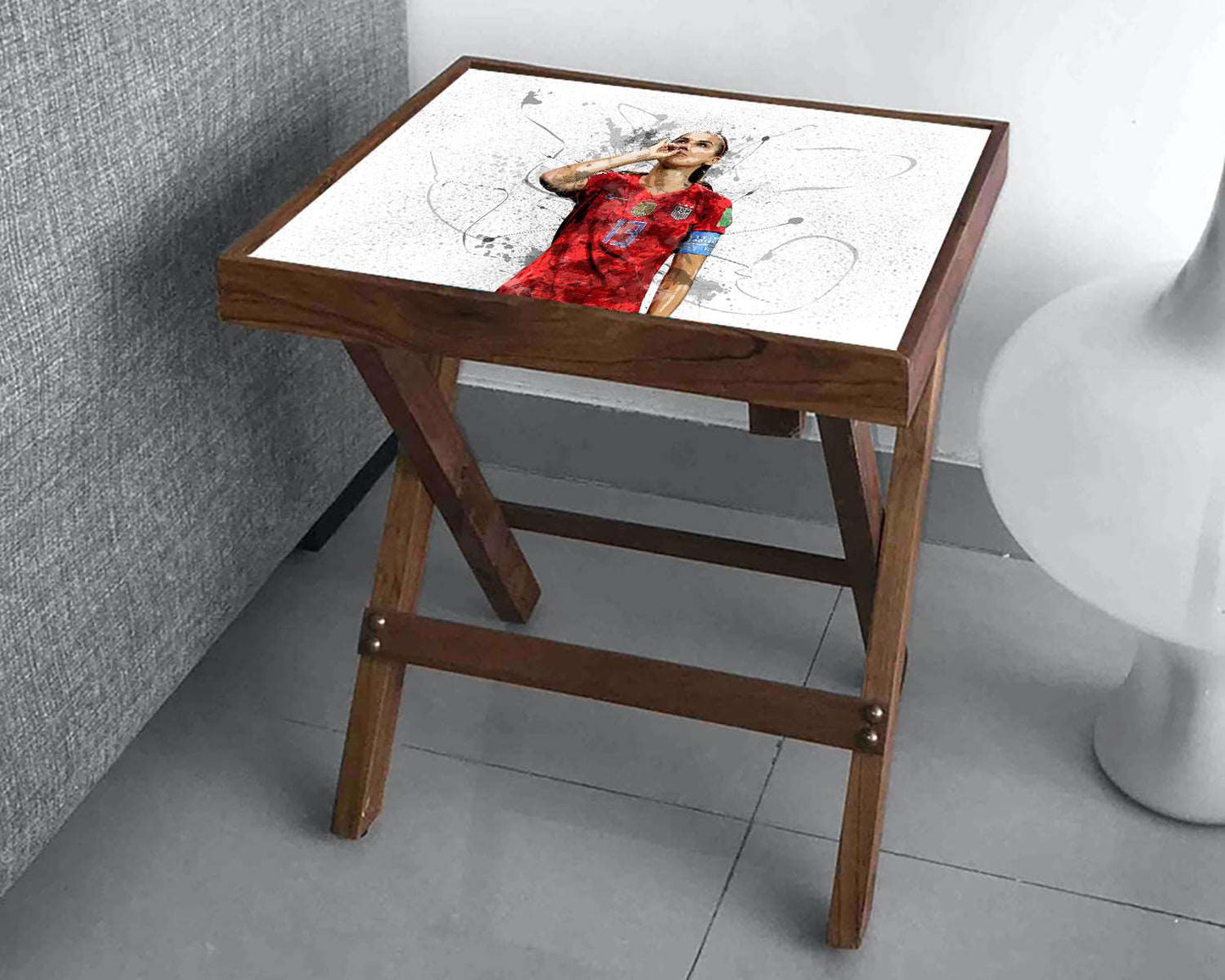 Alex Morgan Splash Effect Coffee and Laptop Table