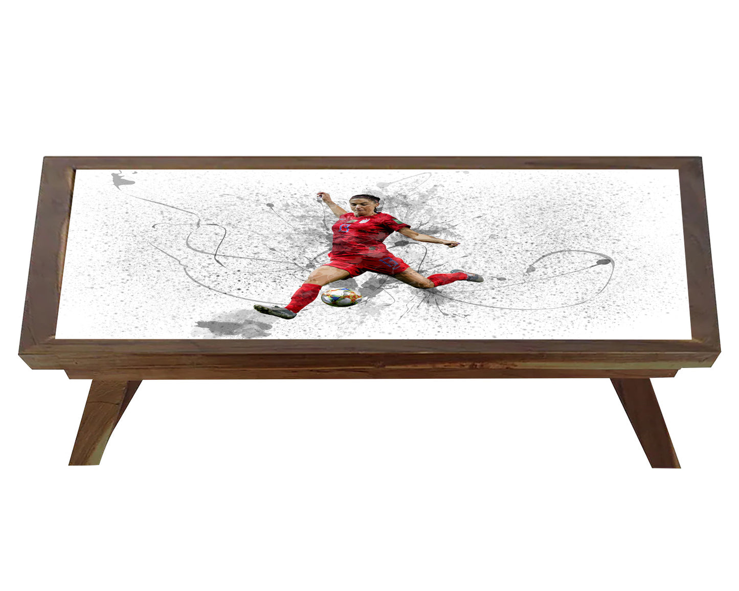 Alex Morgan Splash Effect Coffee and Laptop Table