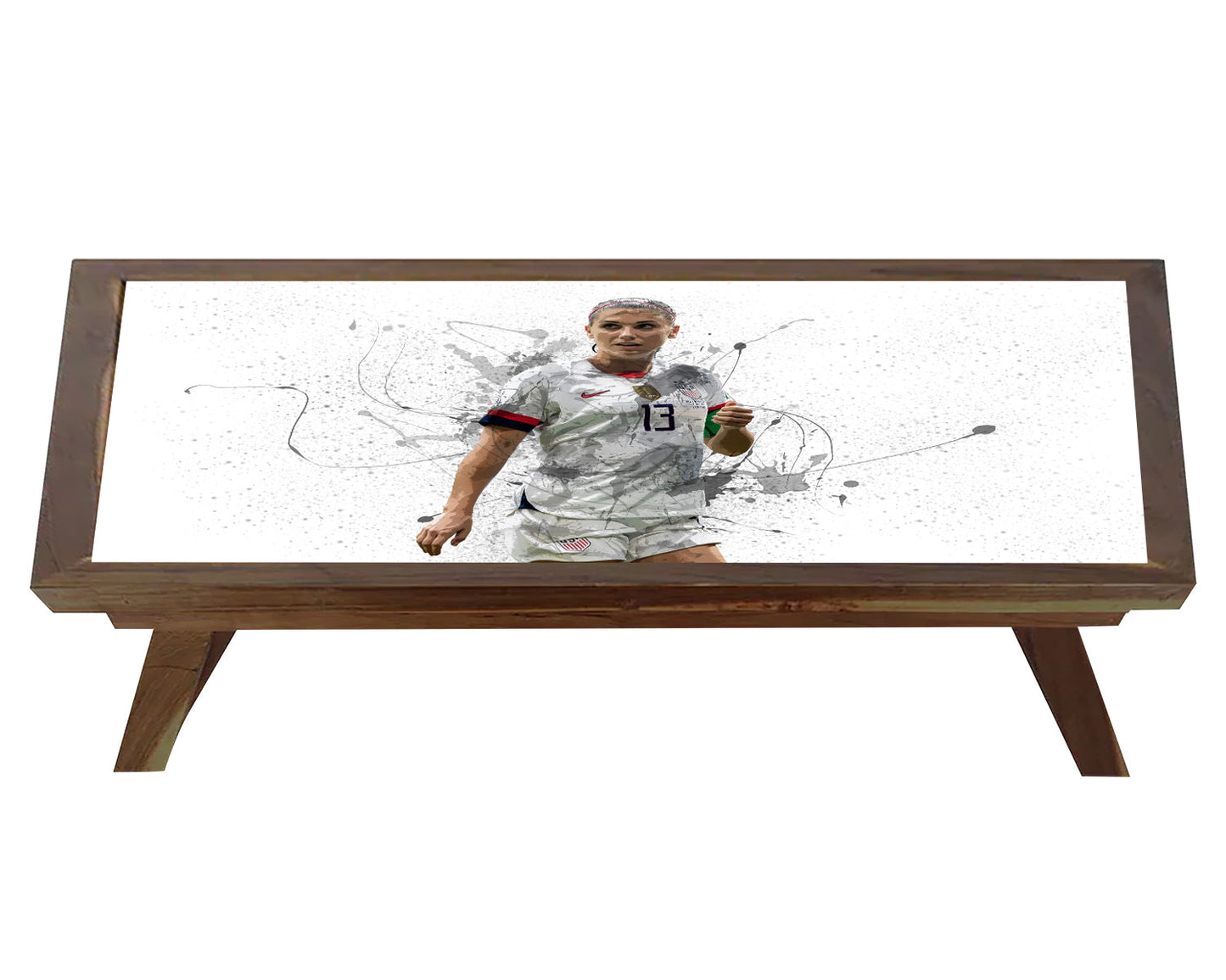 Alex Morgan Splash Effect Coffee and Laptop Table