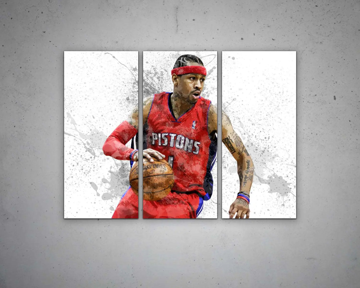 Allen Iverson Canvas Wall Art