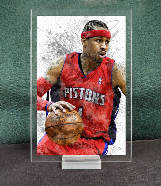 Allen Iverson Splash Effect Acrylic Table Top