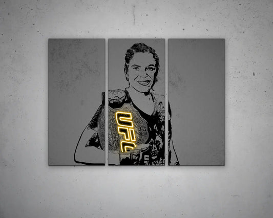 Amanda Nunes Canvas Wall Art