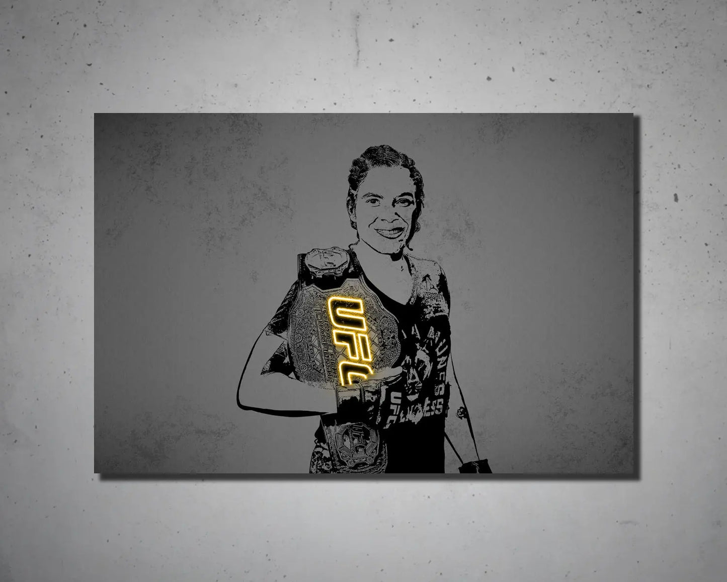 Amanda Nunes Canvas Wall Art