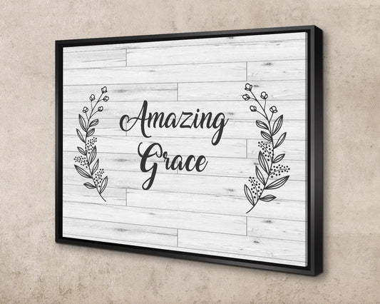 Amazing Grace Canvas Wall Art