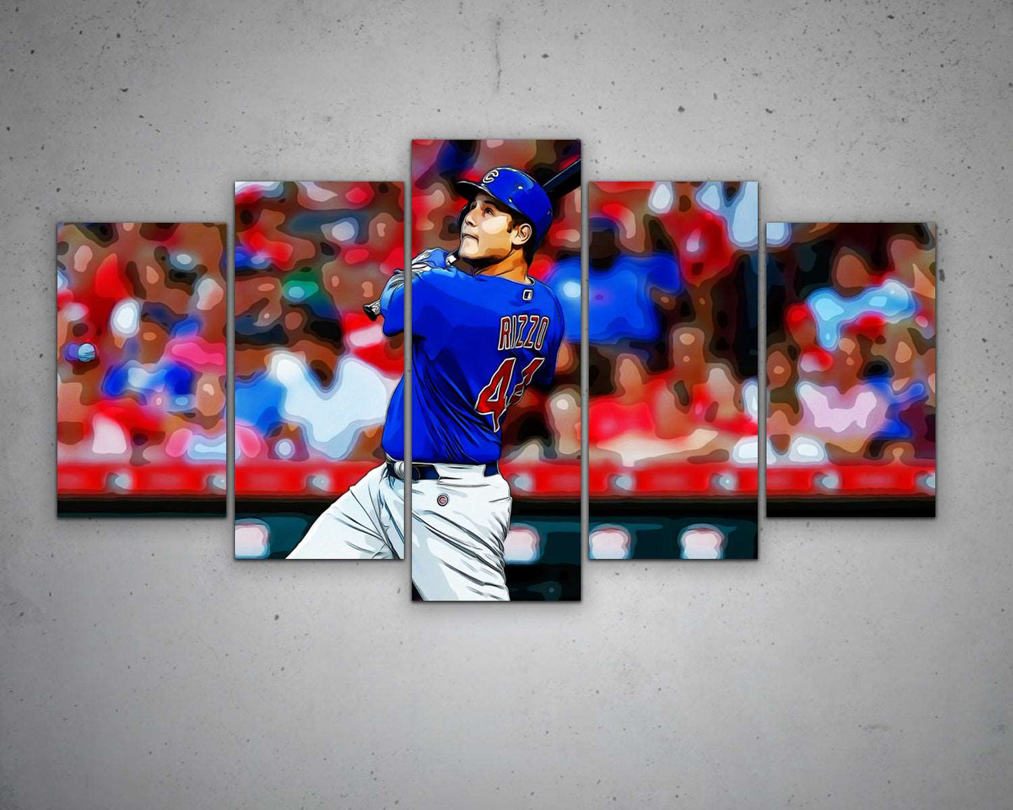 Anthony Rizzo Multicolour Wall Art