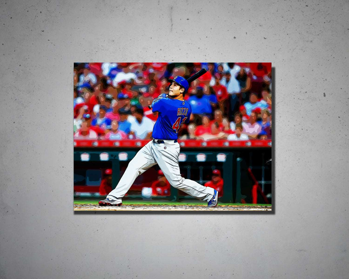 Anthony Rizzo Multicolour Wall Art
