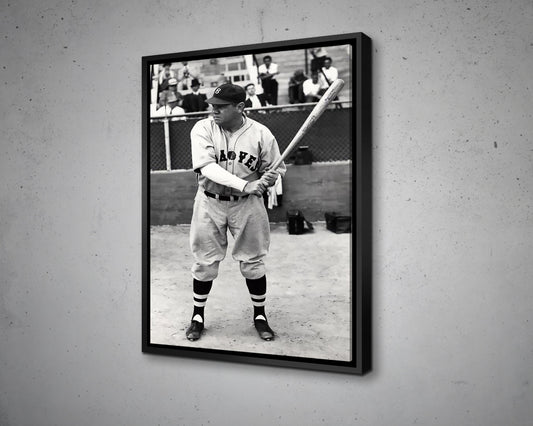 Babe Ruth Black & White Canvas Art