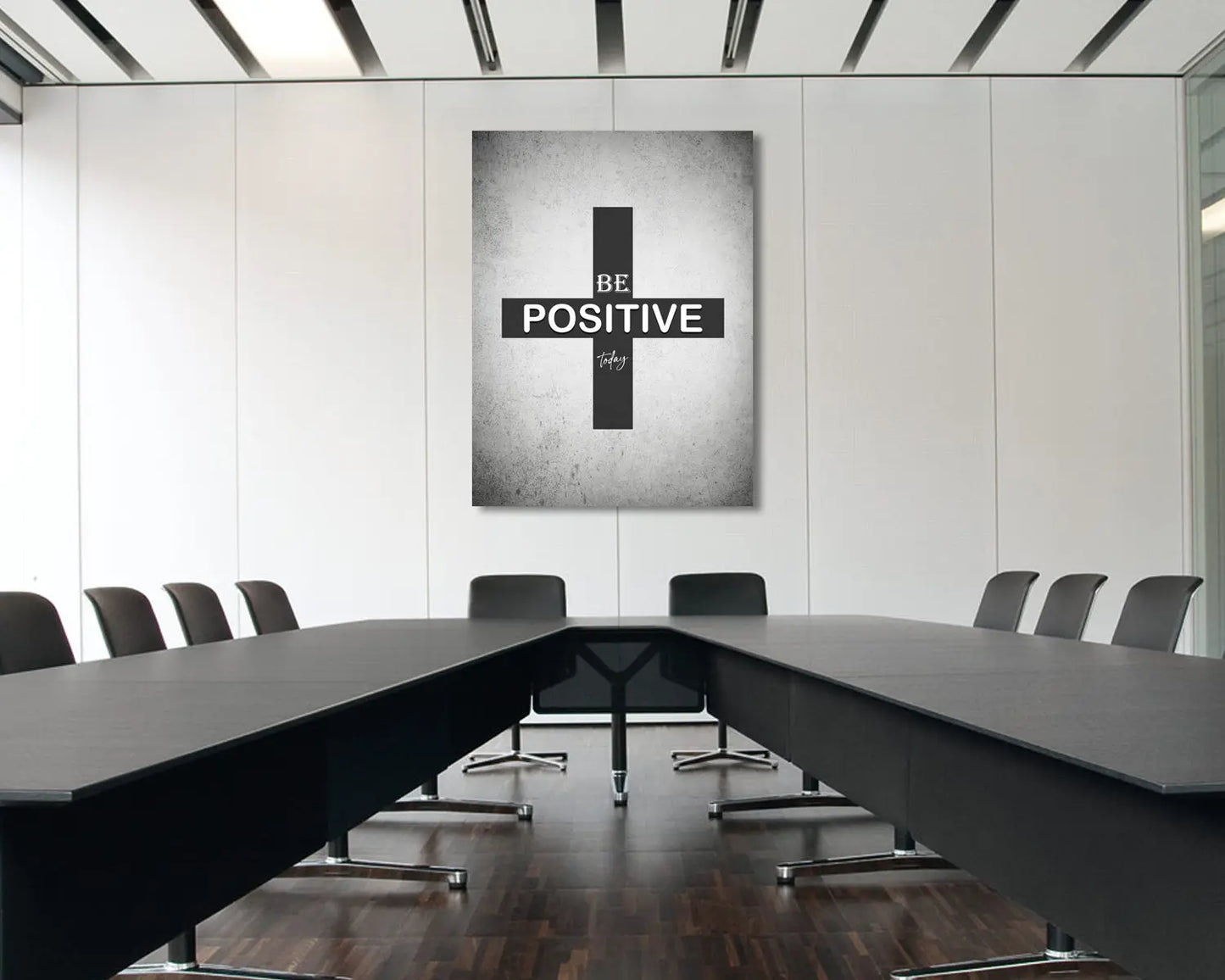 Be Positive Today Canvas Wall Art