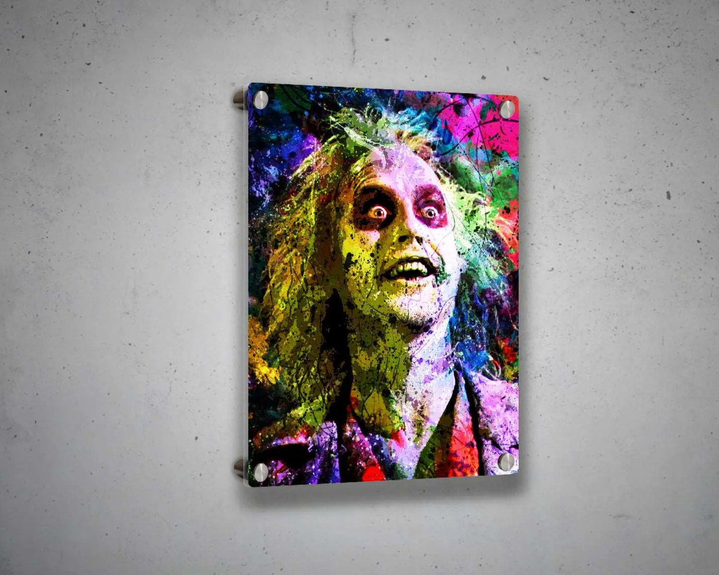 Beetlejuice Multicolour Wall Art