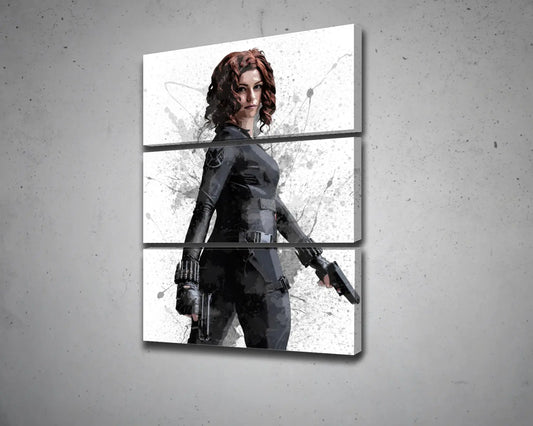 Black Widow Canvas Wall Art