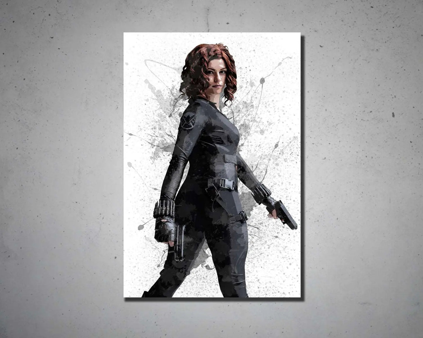Black Widow Canvas Wall Art
