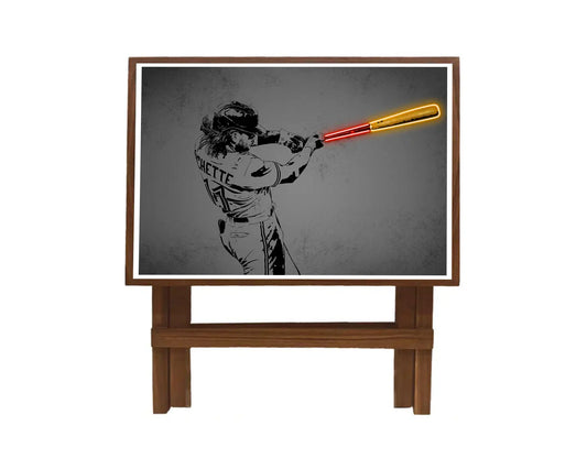 Bo Bichette Neon Effect Coffee and Laptop Table