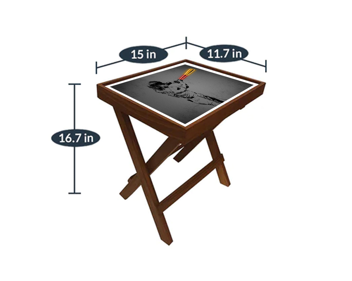 Bo Bichette Neon Effect Coffee and Laptop Table