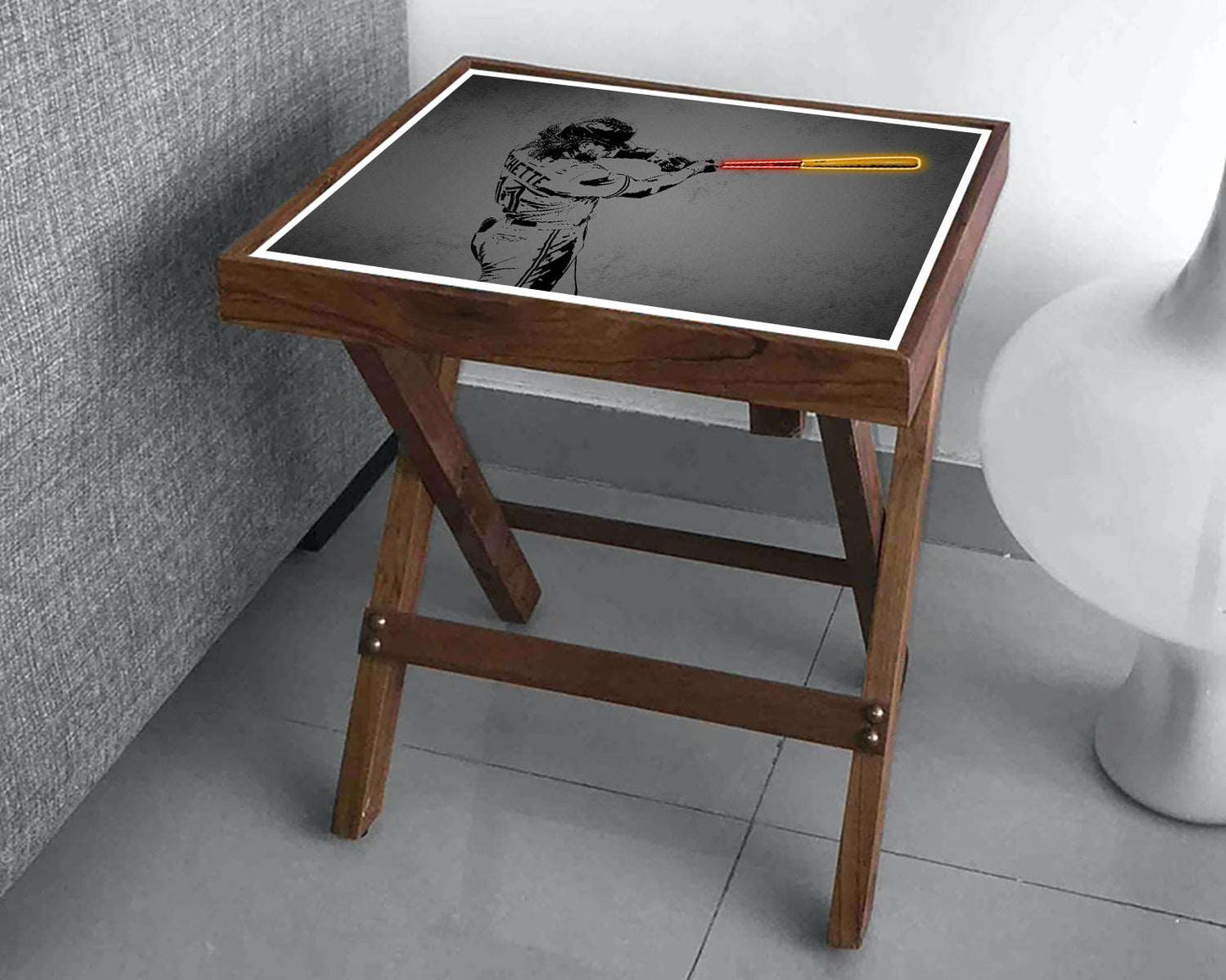 Bo Bichette Neon Effect Coffee and Laptop Table