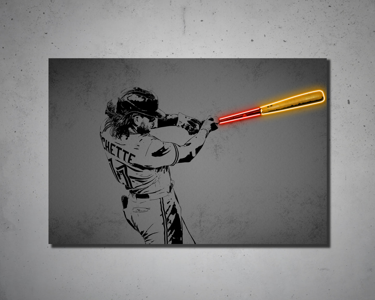 Bo Bichette Canvas Wall Art