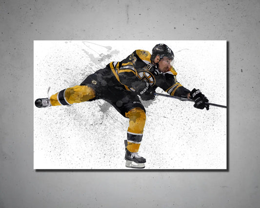 Brad Marchand Splash Effect Canvas Art