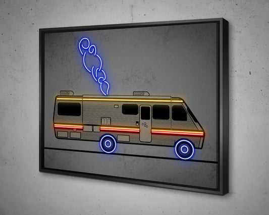 Breaking Bad Bus Canvas Wall Art