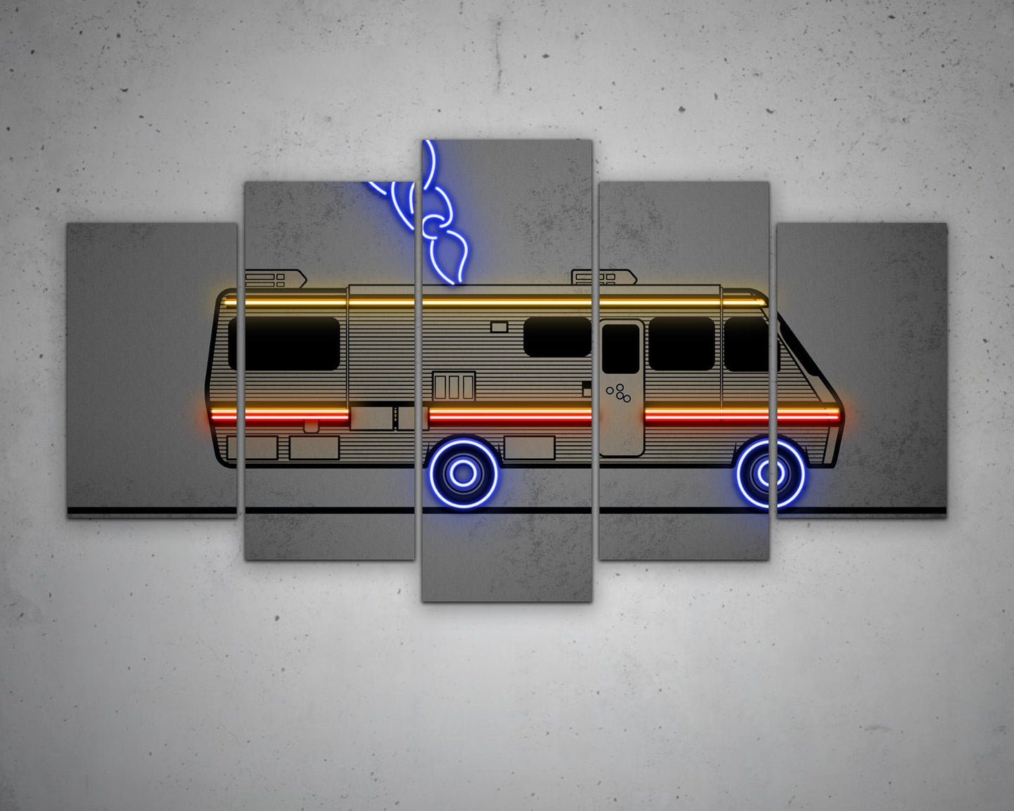 Breaking Bad Bus Canvas Wall Art